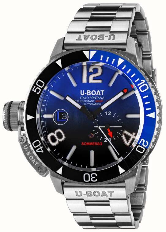 Review U-Boat Sommerso Ghiera Ceramica 46mm Blue Replica Watch 9519/MT